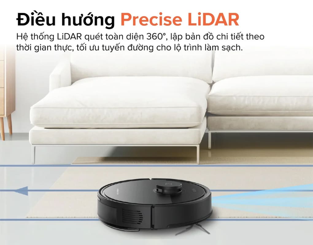 Robot hút bụi lau nhà Roborock Q7TF+ (Plus) - Đen